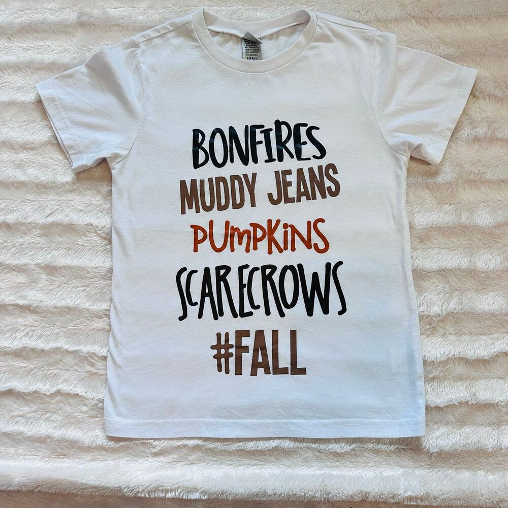 Boy’s Embroidered #Fall Short Sleeve Size 6/8